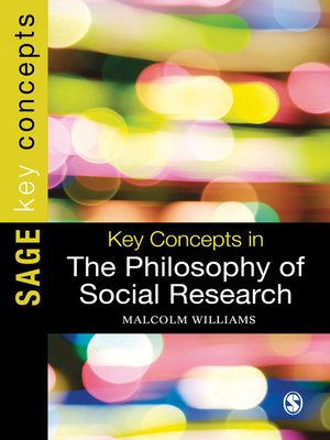 cover image of Key Concepts in the Philosophy of Social Research
